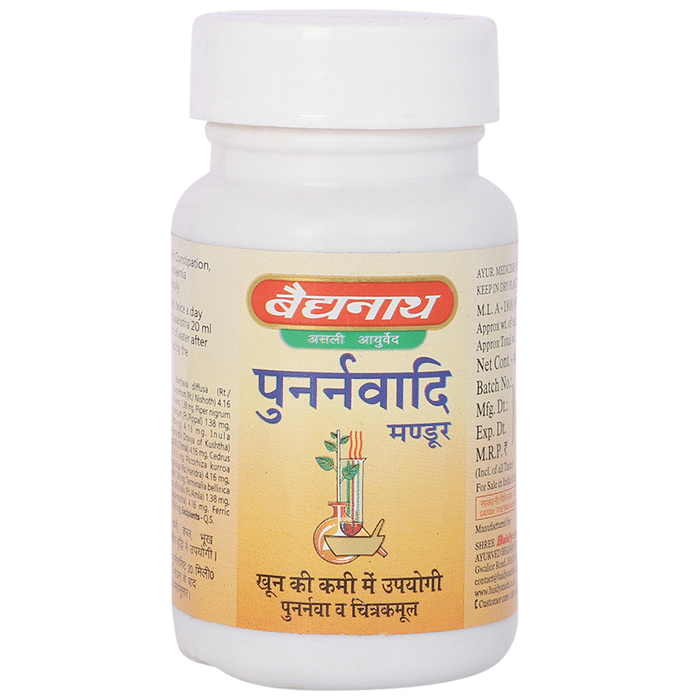 Baidyanath (Jhansi) Punarnawadi Mandoor Tablet