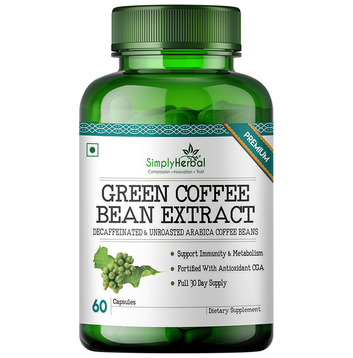 Simply Herbal Green Coffee Bean Extract 800mg Capsule