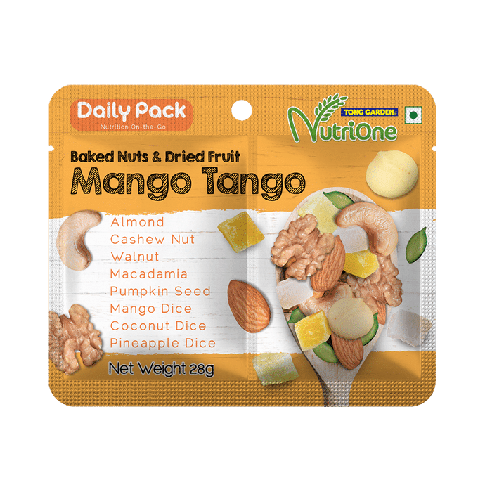Tong Garden Nutrione Baked Nuts & Dried Fruit Daily Pack Mango Tango