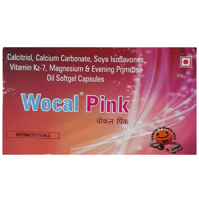 Wocal Pink Softgel Capsule