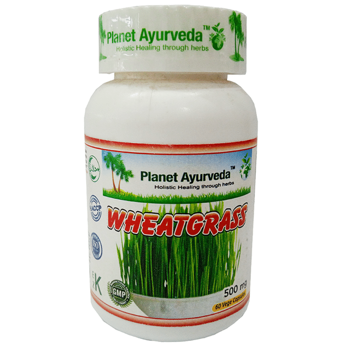 Planet Ayurveda Wheatgrass Vege Capsule