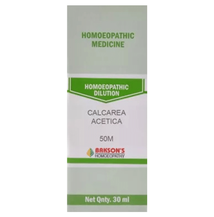 Bakson's Calcarea Acetica Dilution 50M