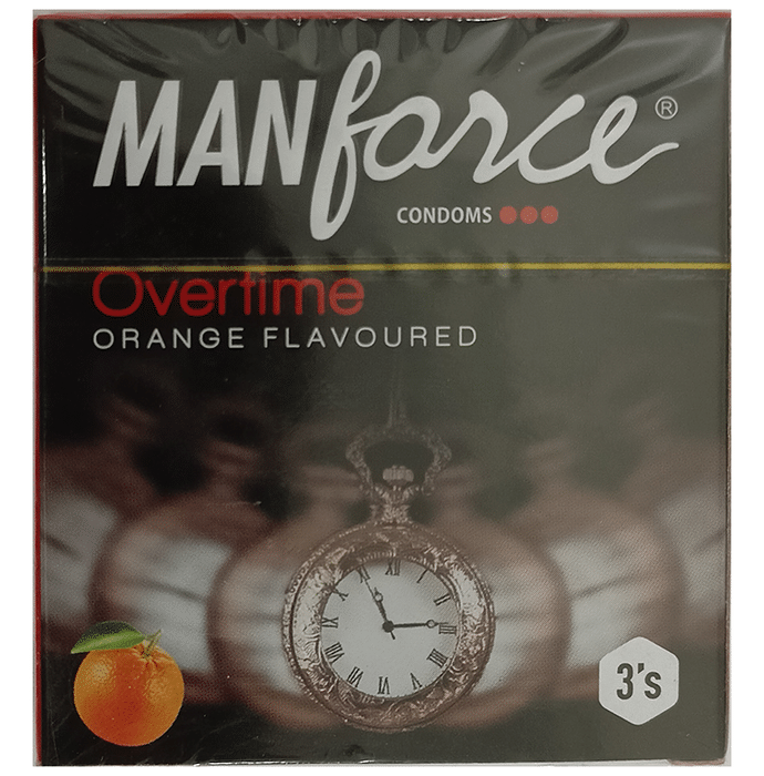 Manforce Condom Overtime Orange