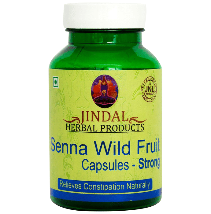 Jindal Herbal Senna Wild Fruit Capsule Strong