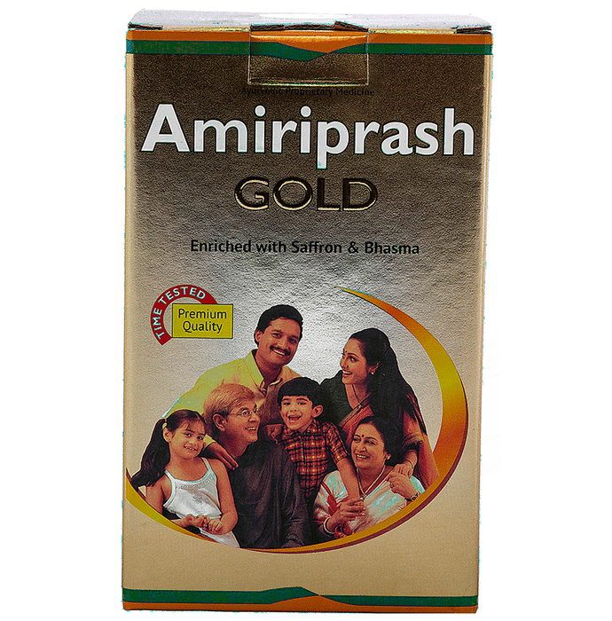 Ayukalp Amiriprash Gold Enriched with Saffron & Bhasma