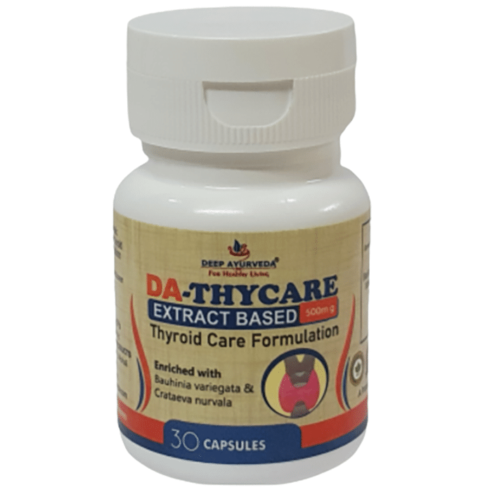 Deep Ayurveda Da-Thycare Extract Based Thyroid Care Formulation Capsule
