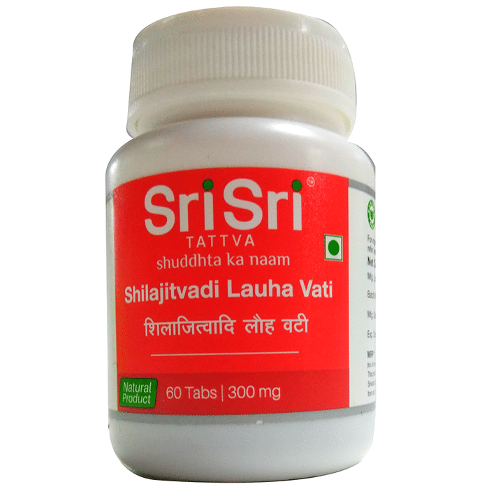 Sri Sri Tattva Shilajitvadi Lauha Vati 300mg