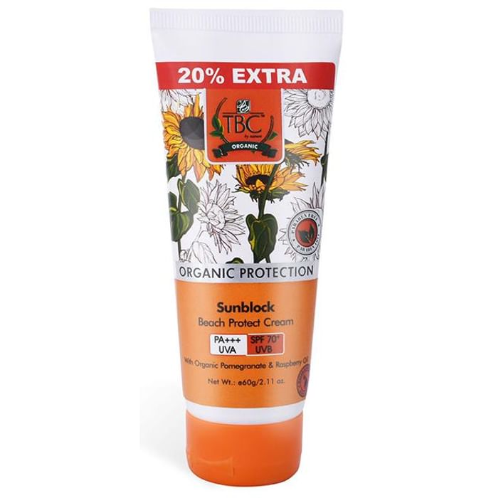TBC Organic Protection Sunblock Cream Beach Protect SPF 70+