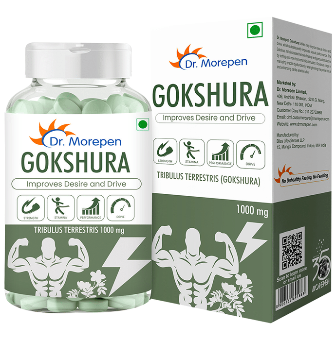 Dr. Morepen Gokshura 1000mg Tablet