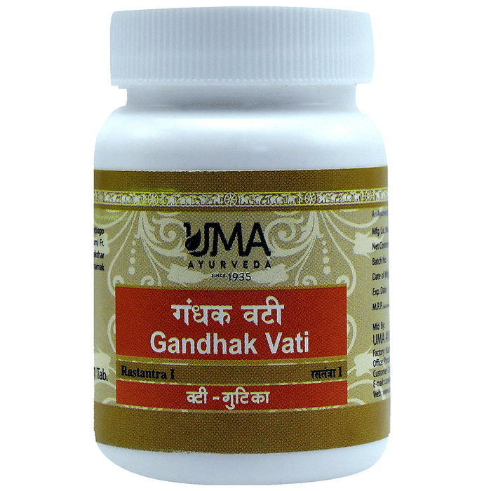 Uma Ayurveda Gandhak Vati Tablet