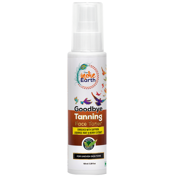The Indie Earth Goodbye Tanning Face Toner
