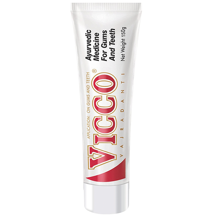 Vicco Vajradanti Ayurvedic Medicine for Gums and Teeth Regular