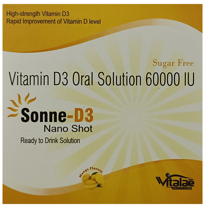 Sonne-D3 Nano Shot Mango Sugar Free