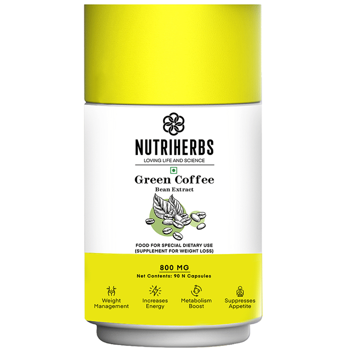 Nutriherbs Green Coffee Bean Herbs 800mg Capsule