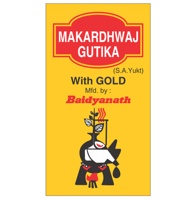 Baidyanath Makardhwaj Gutika (with Gold)