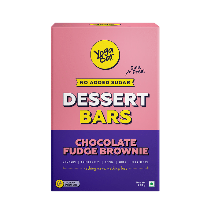 Yoga Bar Dessert (40gm Each) Chocolate Fudge Brownie