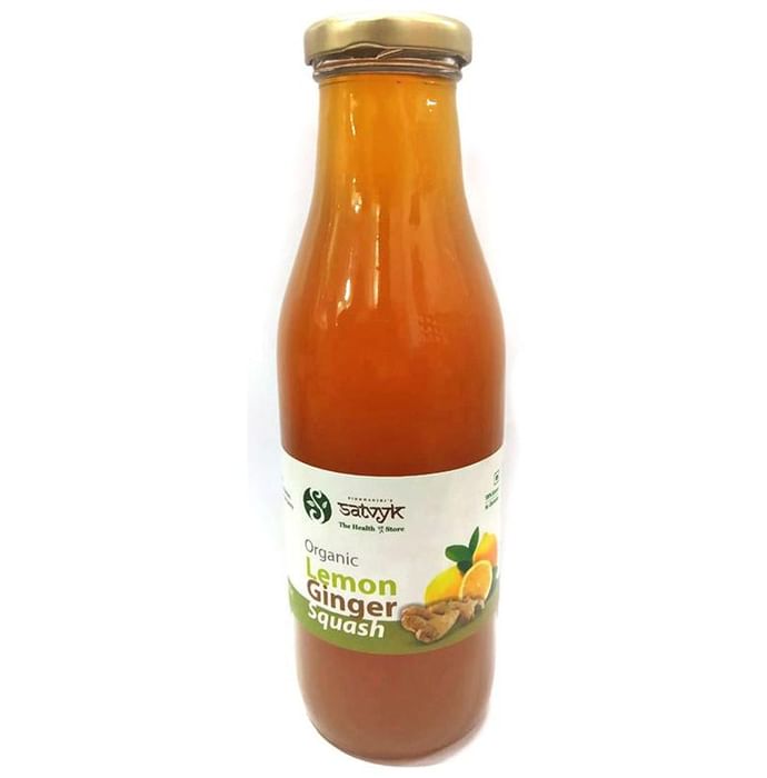 Satvyk Organic Lemon Ginger Squash