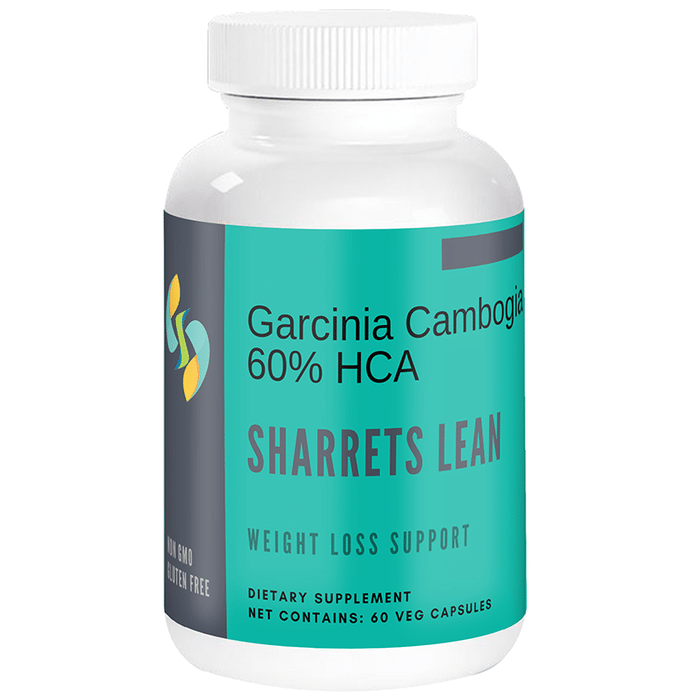 Sharrets Lean Pure Garcinia Cambogia 60% HCA Gluten Free Capsule