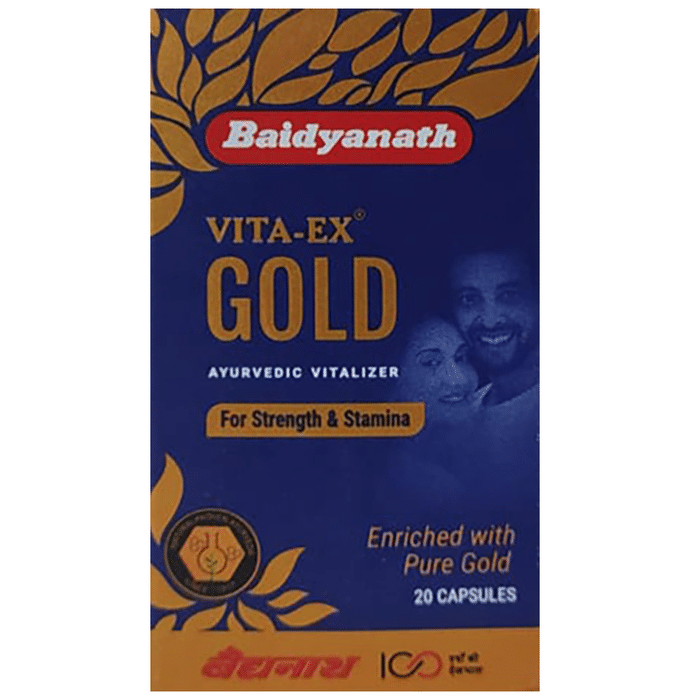 Baidyanath Vita-Ex Gold Capsule for Vitality & Stamina
