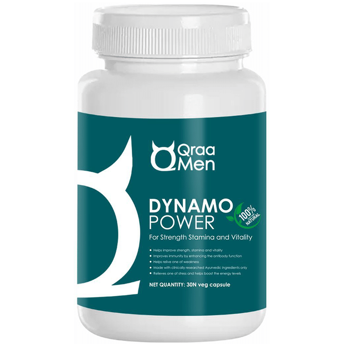 Qraa Men Dynamo Power Veg Capsule