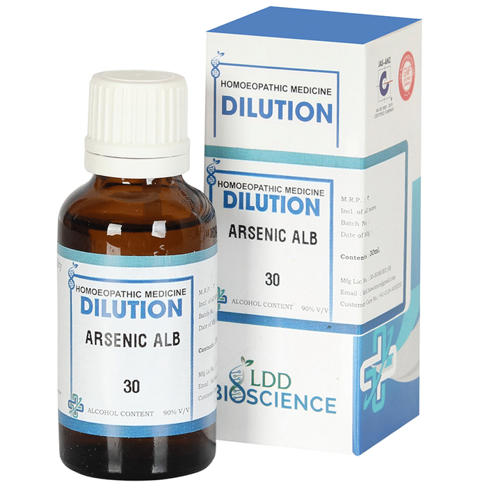 LDD Bioscience Arsenic Album Dilution 30 CH