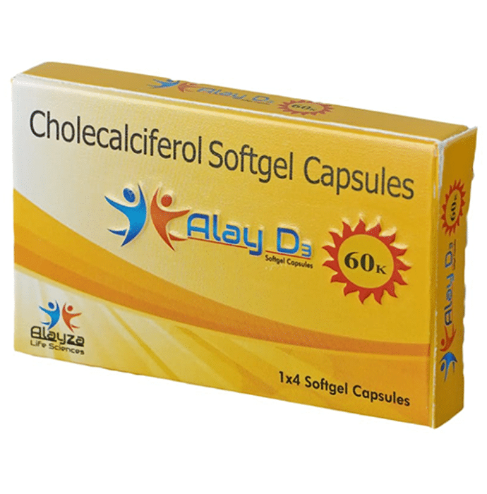 Alay D3 60K Softgel Capsule