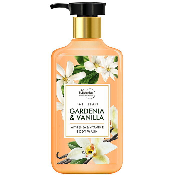 St.Botanica Tahitian Gardenia & Vanilla with Shea & Vitamin E Body Wash