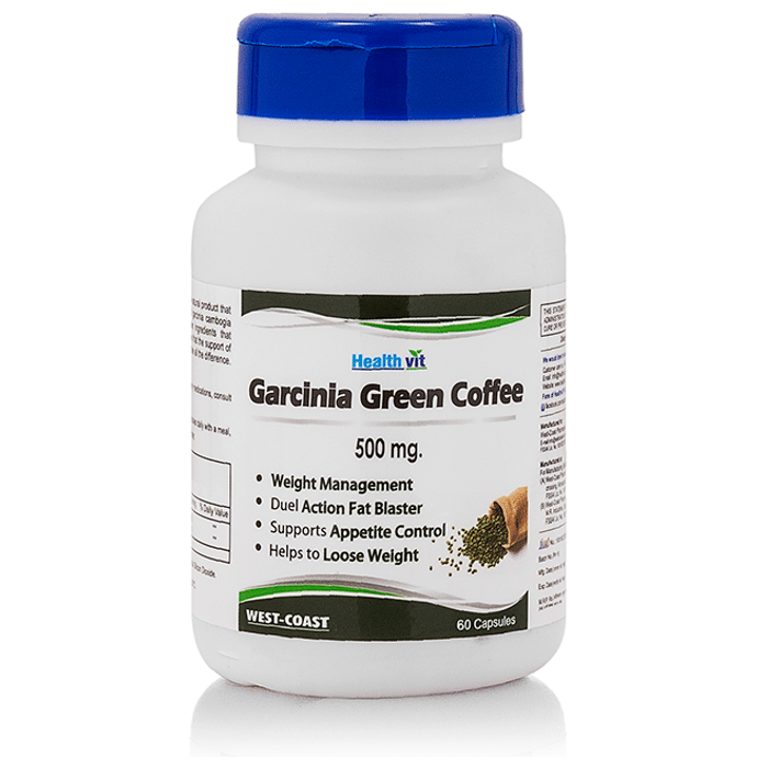 HealthVit Garcinia Green Coffee 500mg Capsule