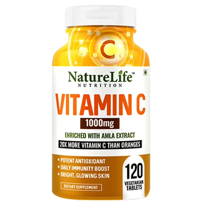 Nature Life Nutrition Vitamin C 1000mg Vegetarian Tablet