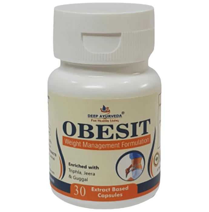Deep Ayurveda Obesit Weight Management Formulation Extract Based Capsule