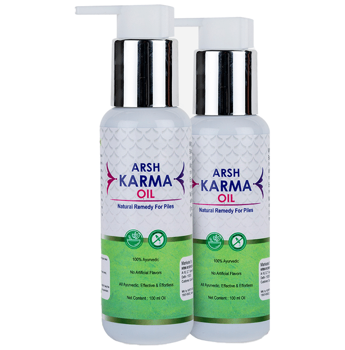 Karma Ayurveda Arsh Karma Oil (100ml Each)