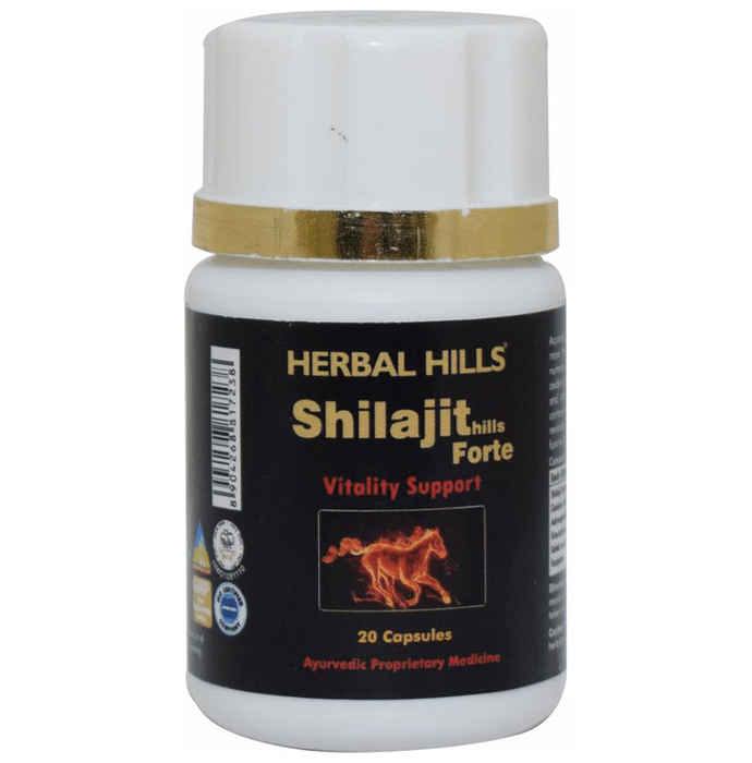 Herbal Hills Shilajithills Forte Vitality Support Capsule