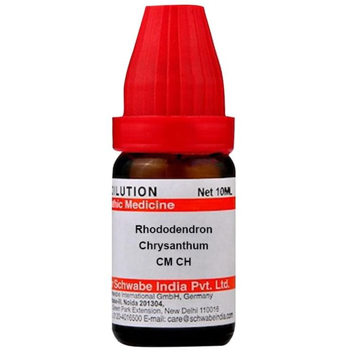 Dr Willmar Schwabe India Rhododendron Chrysanthum Dilution CM CH
