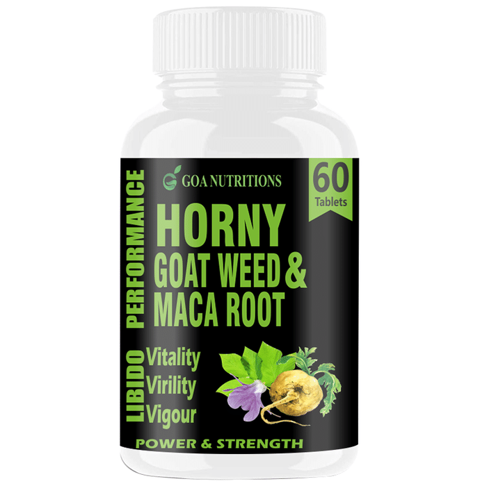 Goa Nutritions Horny Goat Weed & Maca Root Tablet