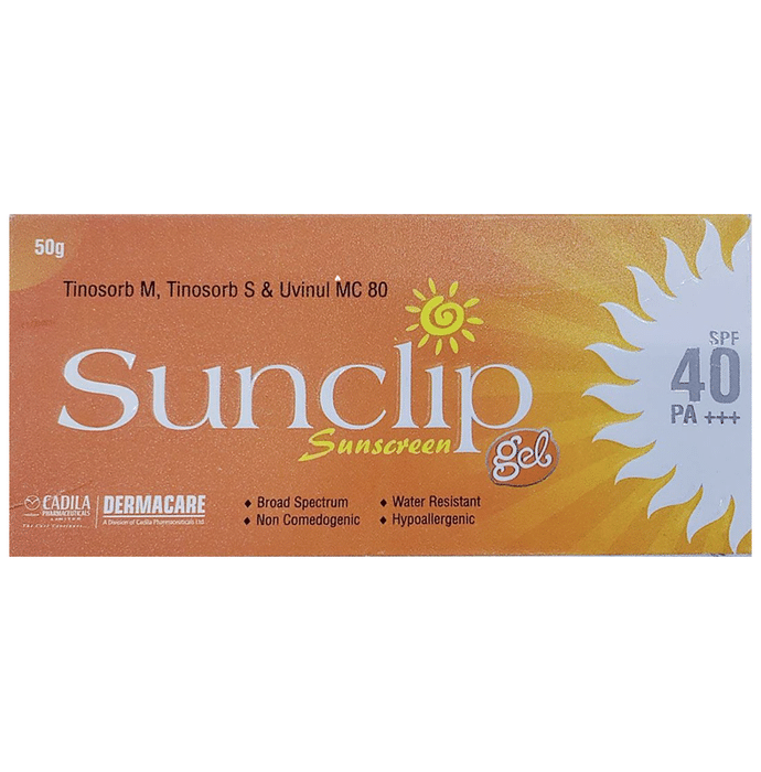 Sunclip Sunscreen SPF 40 Gel