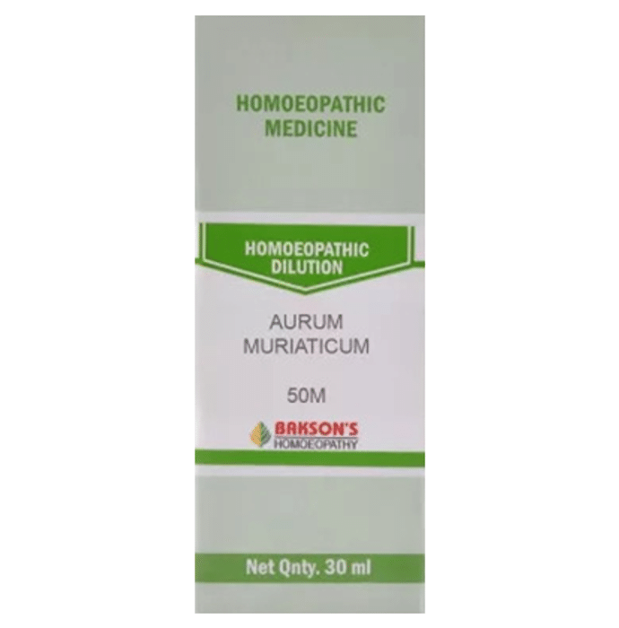 Bakson's Aurum Muriaticum Dilution 50M