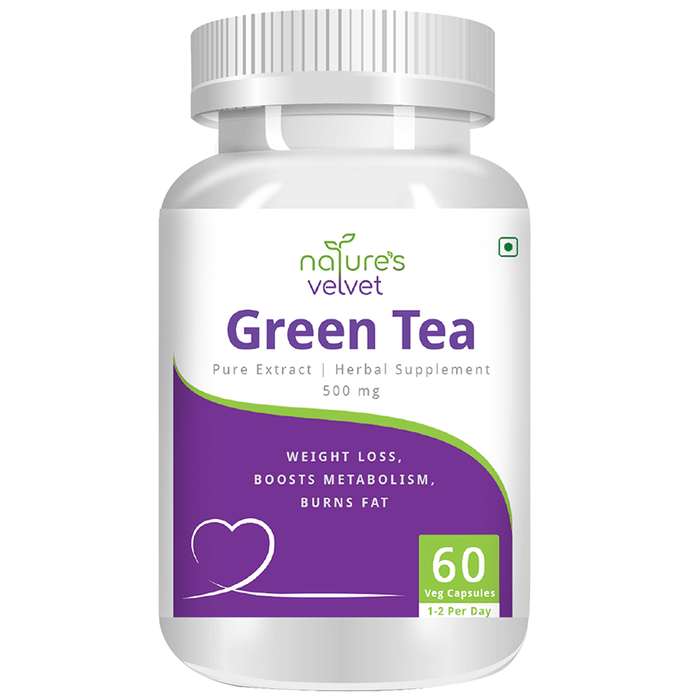 Nature's Velvet Green Tea Pure Extract 500mg Capsule