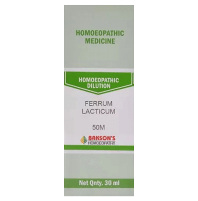 Bakson's Ferrum Lacticum Dilution 50M