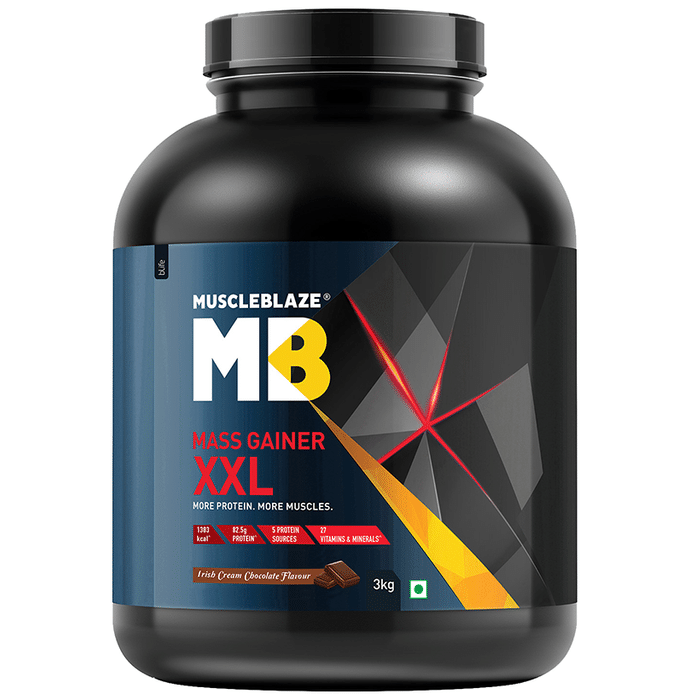 MuscleBlaze Irish Cream Chocolate MB Mass Gainer XXL