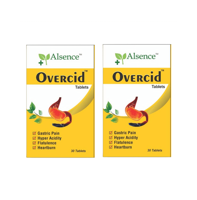 Alsence Overcid Tablet (30 Each)