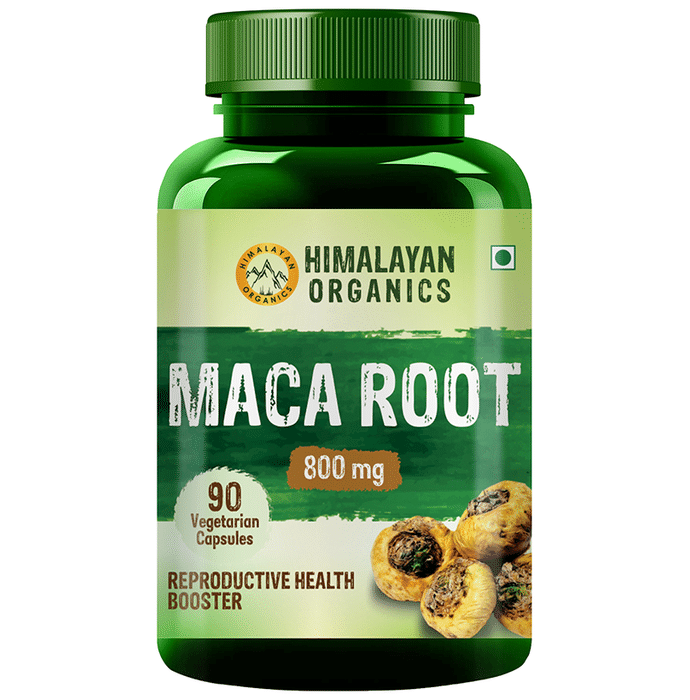 Himalayan Organics Maca Root 800mg Vegetarian Capsule
