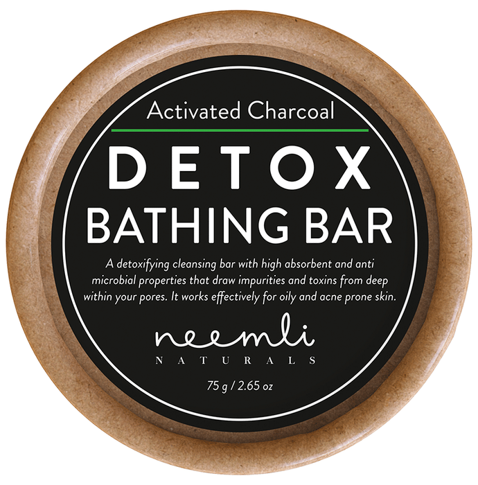 Neemli Naturals Activated Charcoal Detox Bathing Bar