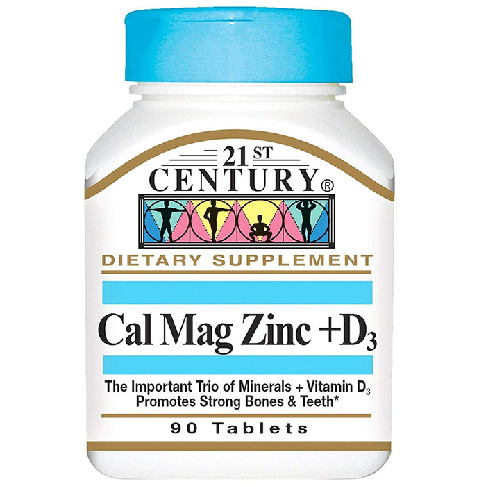 21st Century Cal Mag Zinc + D3 Tablet