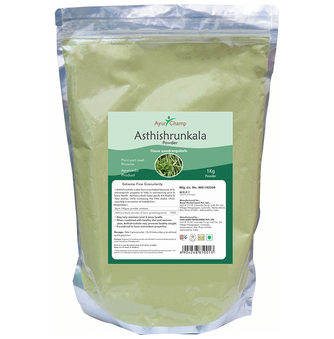 Ayur Champ Asthishrunkala (Cissus Quadrangularis) Powder