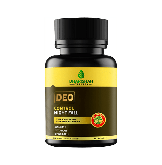 Dharishah Ayurveda Deo Tablet Control Night Fall