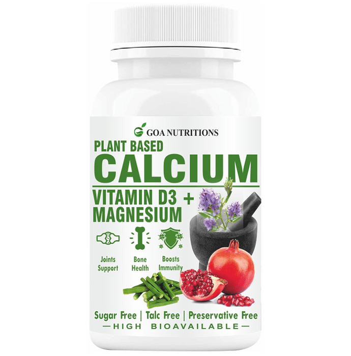 Goa Nutritions Plant Based Calcium Tablet Sugar Free