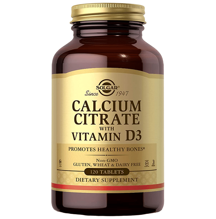 Solgar Calcium Citrate with Vitamin D3 Tablet