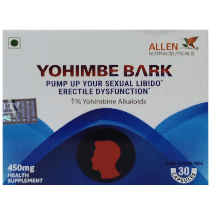 Allen Nutraceutical Yohimbe Bark Vegetarian Capsule
