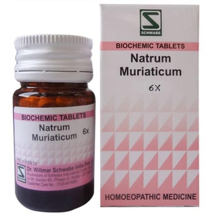 Dr Willmar Schwabe India Natrum Muriaticum Biochemic Tablet 6X
