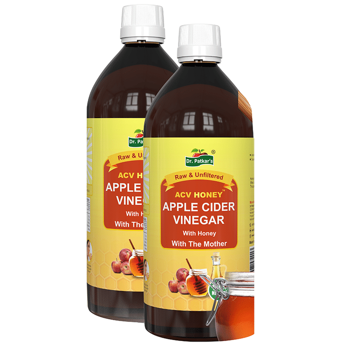 Dr. Patkar's Apple Cider Vinegar Honey with the Mother (500ml Each)